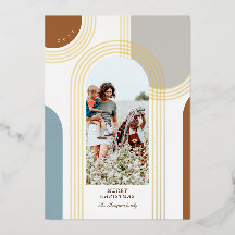 Moderne geometrische concentric Golden Arches 1 Fo