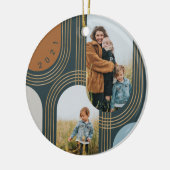 Moderne geometrische concentric Golden Arches 2 fo Keramisch Ornament (Links)