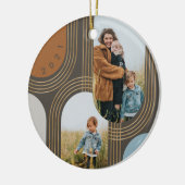 Moderne geometrische concentric Golden Arches 2 fo Keramisch Ornament (Links)