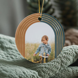 Moderne geometrische concentric Golden Arches 3 Fo Keramisch Ornament