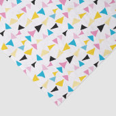 Moderne geometrische confetti-patroon tissuepapier (Detail)