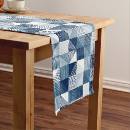 Moderne Geometrische controles met Lijnen, Tonaal  Lange Tafelloper