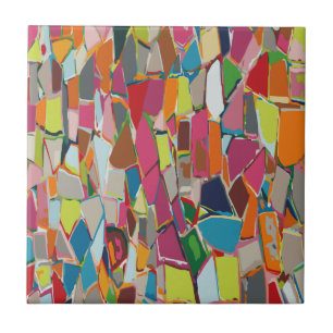 Moderne geometrische deco voor kunst met meerdere tegeltje