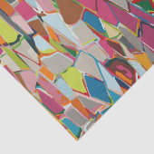 Moderne geometrische deco voor kunst met meerdere  tissuepapier (Detail)