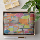 Moderne geometrische deco voor kunst met meerdere  tissuepapier (Geschenk)