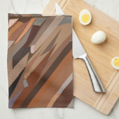 Moderne geometrische diamant achtergrond theedoek (Quarter Fold)