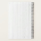 Moderne geometrische dieper- en Shabby-Rozen Rusti Planner (Achterkant)
