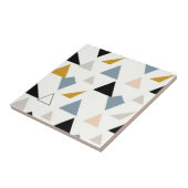 Moderne Geometrische Driehoek Patronen Tegeltje (Zijkant)