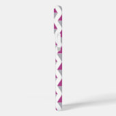 Moderne Geometrische Driehoek Patroon iPhone Case (Achterkant / Links)