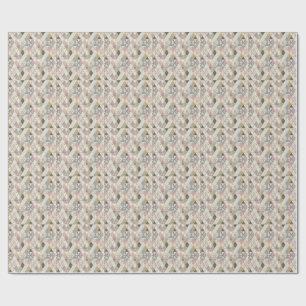 Moderne geometrische driehoeken & diamanten abstra cadeaupapier