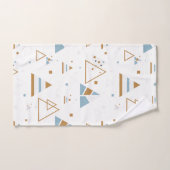 Moderne geometrische driehoeken naadloos patroon bad handdoek (Handdoek)