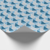 Moderne geometrische driehoekspatroon cadeaupapier (Hoek)