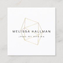 Moderne geometrische edelsteen