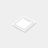 Moderne geometrische eenvoudige post-it® notes (Schuin)