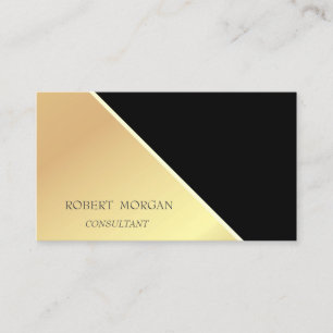 Moderne Geometrische, Elegante, Gouden Visitekaartje