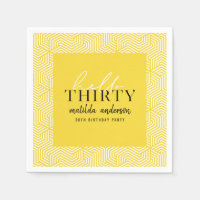 Moderne geometrische en script 30e verjaardag