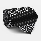 Moderne geometrische flair: Diamond Descent Stropd Stropdas (Opgerold)