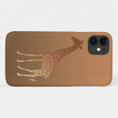 Moderne geometrische Giraffe, koper en bruin Case-Mate iPhone Case (Achterkant (horizontaal))
