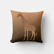 Moderne geometrische Giraffe, koper en bruin