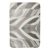 Moderne geometrische golfpatroon badmat (Voorkant Verticaal)