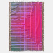 Moderne geometrische gootdeken deken (Voorkant Verticaal)