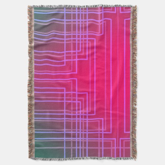 Moderne geometrische gootdeken deken (Voorkant Verticaal)