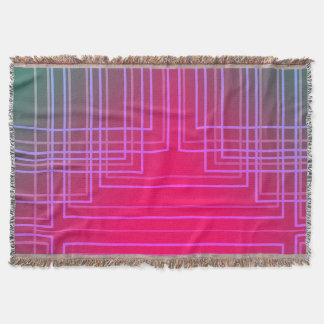 Moderne geometrische gootdeken deken