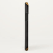 Moderne geometrische gouden en zwarte achtergrond Case-Mate iPhone case (Achterkant/rechts)