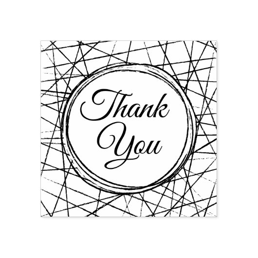 Moderne geometrische hand getekende lijst kunst da rubberstempel (Afrduk)