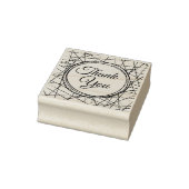 Moderne geometrische hand getekende lijst kunst da rubberstempel (Stempel)