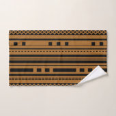 Moderne geometrische handdoek met effen achtergron (Handdoek)