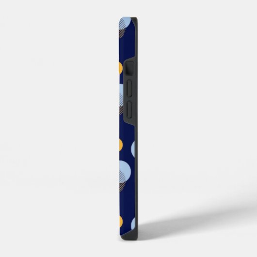 Moderne geometrische harmonie iPhone hoesje (Linkerkant)