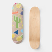 Moderne geometrische herinneringen geïnspireerd pa skateboard (Voorkant)