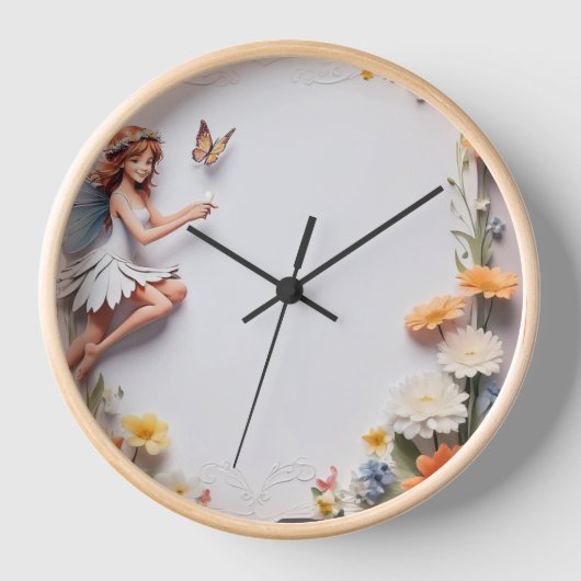 Moderne Geometrische Hoek Ontwerp Muurklok (Voorkant)