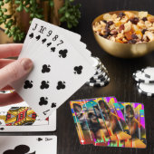 Moderne Geometrische Hond   Pokerkaarten (Insitu)