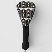 Moderne geometrische huiskunst golfheadcover (Voorkant)