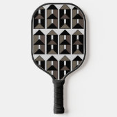 Moderne geometrische huiskunst pickleball paddle (Voorkant)