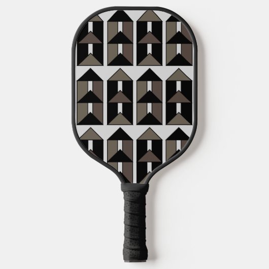 Moderne geometrische huiskunst pickleball paddle (Voorkant)