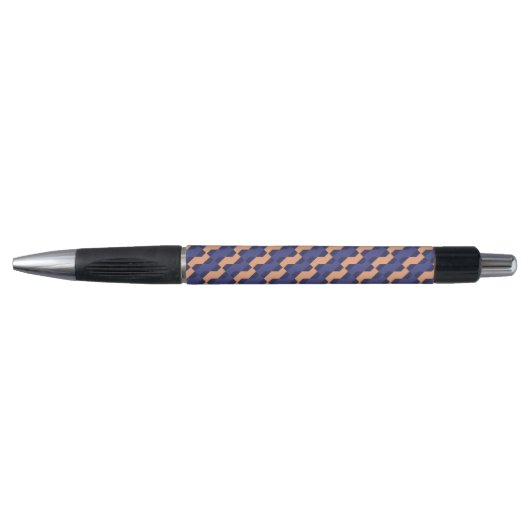 Moderne geometrische interlocking patroon op maat pen (Voorkant)