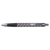 Moderne geometrische interlocking patroon op maat pen (Achterkant)