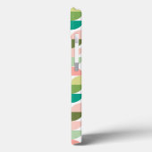 Moderne geometrische iPhone / iPad hoes met monogr (Achterkant / Links)