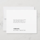 Moderne geometrische kaart - Hartelijk dank (Achterkant)