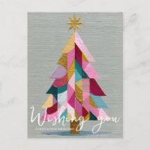 Moderne geometrische kerstboom