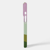 Moderne geometrische kleurenblok Paarse groene naa Case-Mate iPhone Case (Achterkant / Links)
