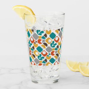 Moderne geometrische kleurige middenklassetriem glas