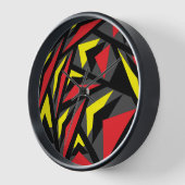 Moderne geometrische kleurrijke driehoekstrips (Hoek)