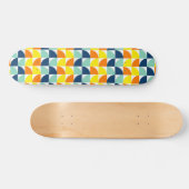 Moderne geometrische kool uit de middelste eeuw persoonlijk skateboard (Horizontaal)