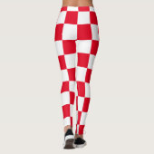 Moderne Geometrische Kroatische controleurs Leggings (Achterkant)