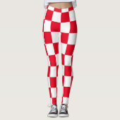 Moderne Geometrische Kroatische controleurs Leggings (Voorkant)