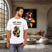 Moderne Geometrische Kunst – Abstracte Intelligent T-shirt